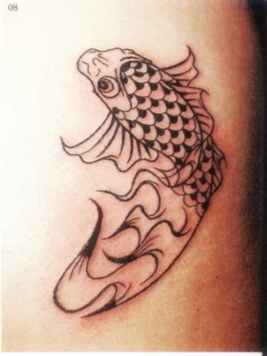 Fish tattoo small